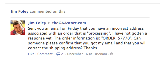 Facebook Customer Service